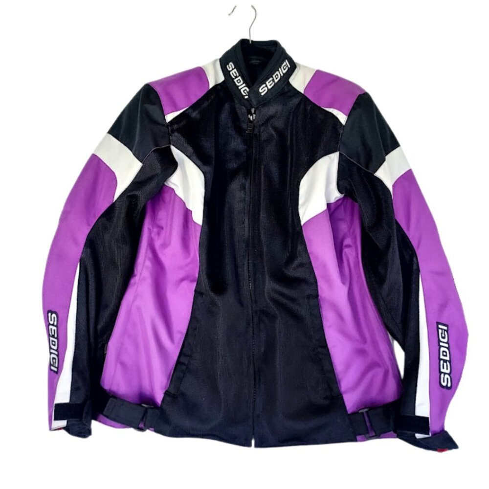 LADIES Motorcycle Riding Jacket SEDICI Purple Armored Woman's Small